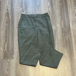 H&M Women's Green Straight Leg Pants